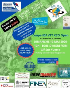 Affiche coupe IdF VTT XCO gif sur yvette 2026