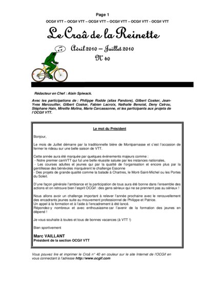Croa n°40