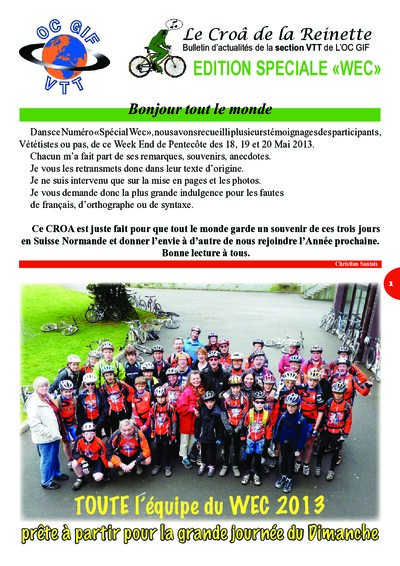 Croa n°48 bis WEC 2013