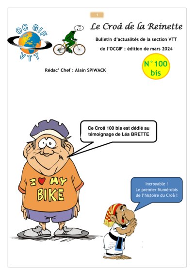 Croa n°100 bis